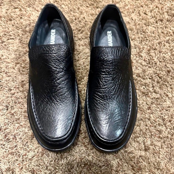 NWOT Vintage Men’s Classic Black Leather Loafers main image 8